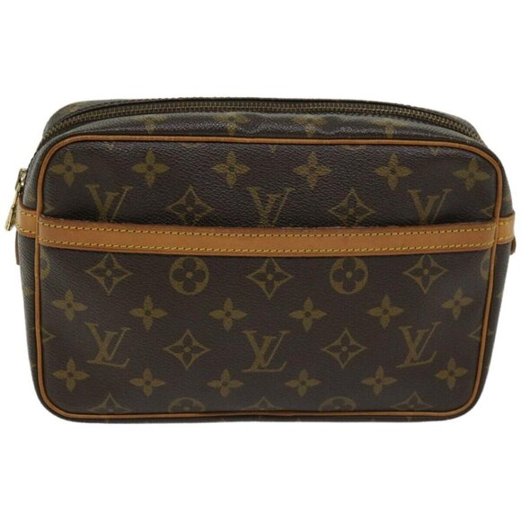 LOUIS VUITTON Monogram Compiegne 23 Clutch Bag M51847 LV Auth - Picture 2 of 15